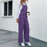 Casual Pants Plaid Spaghetti Straps Jumpsuit